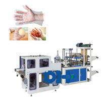 Automatic 2 layers plastic food grade glove making machine